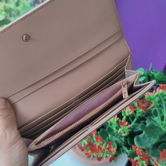 Ted Baker Leather Pale Pink Bow Matinee Purse New - Picture 6 of 13